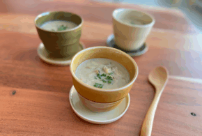 5種のきのこのポタージュとおまけ